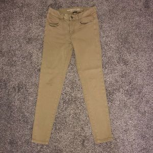 American Eagle Khaki Jegging